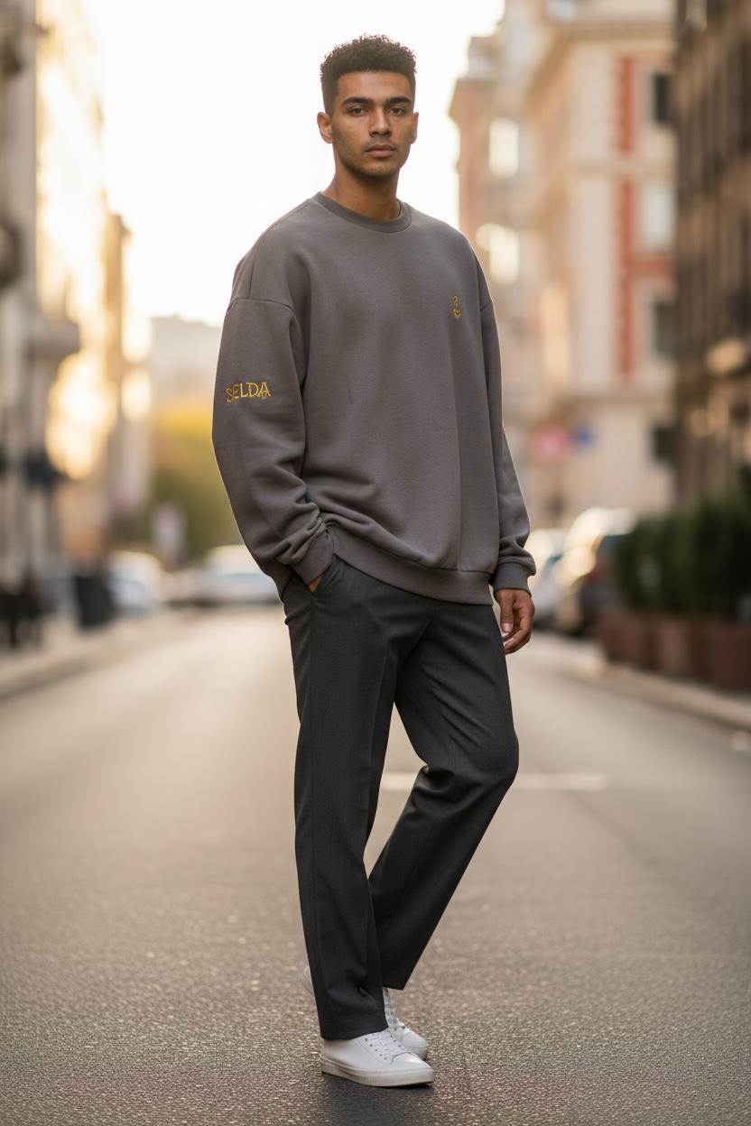 Pull col rond oversize