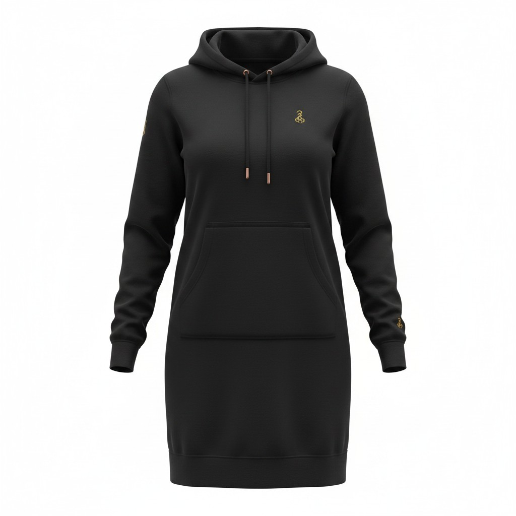 Robe à capuche streetwear