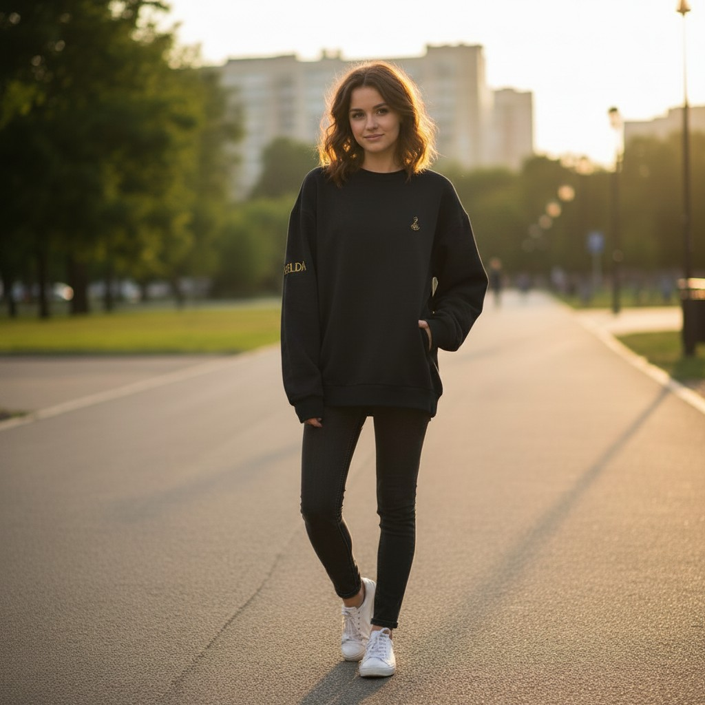 Pull col rond "oversize"